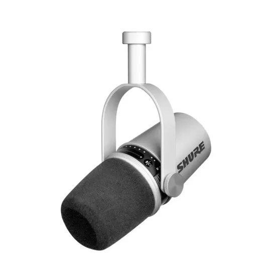 Микрофон для стриминга и игр Shure MV7 Silver