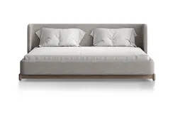 Кровать Basic спальное место 180*200 см (бежевый, рогожка)