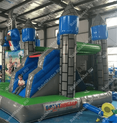 Коммерческий надувной батут "Замок самурая"