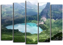 Модульная картина "Небесное отражение"