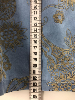 Платье AScool голубое "с цветами" 44 размер, новое