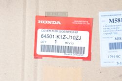 64501-K1Z-J10ZJ. COVER, R. FR. SIDE (WOL) *NHC34M*. Honda PCX125, PCX160. 2021-Up
