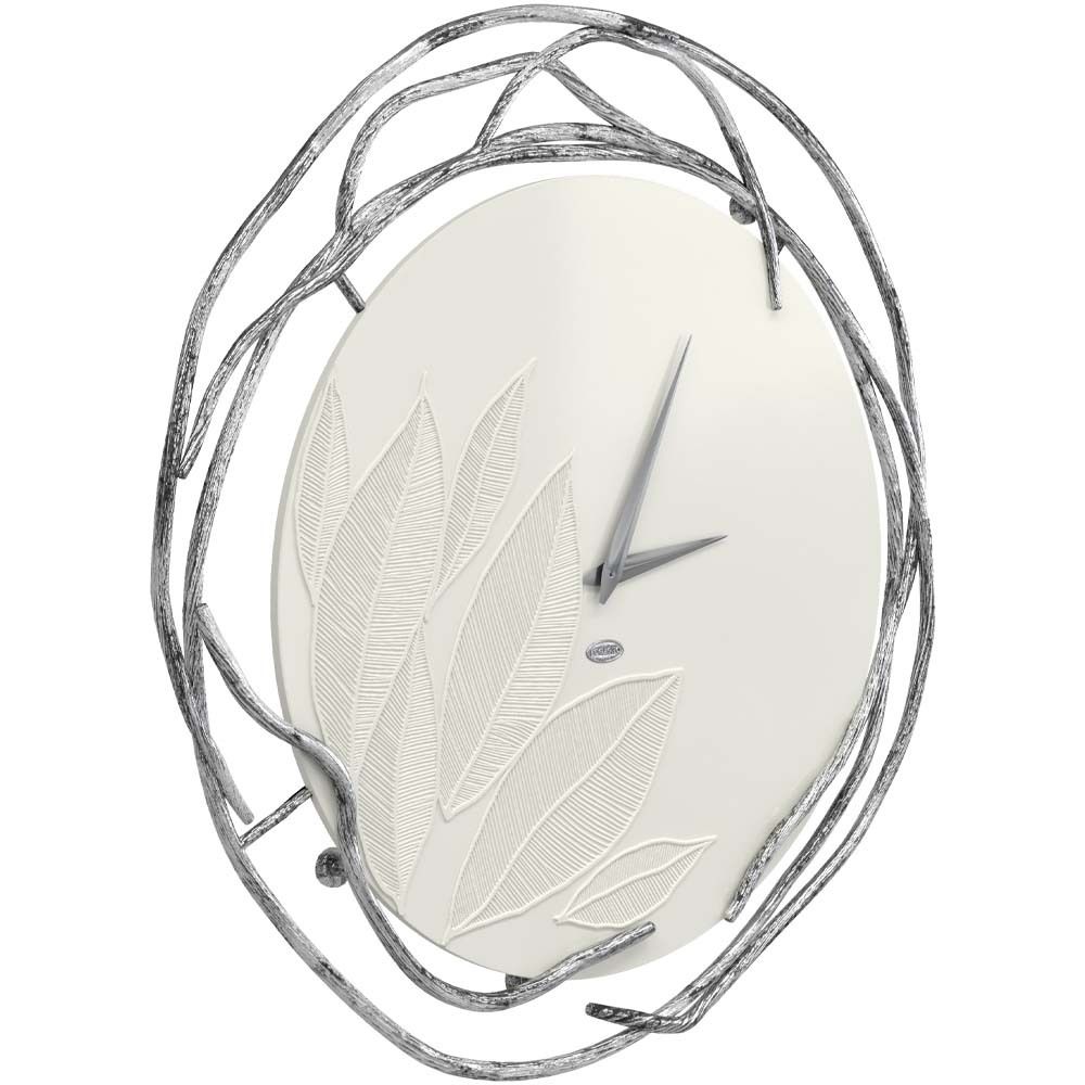 Часы настенные Арт Колор Белый опал Сильвер