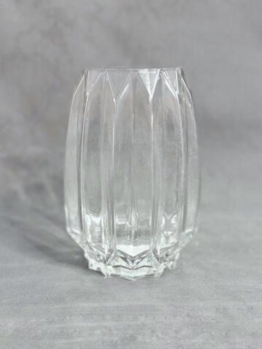 Ваза стеклянная "Классик Бордер" (h 14 см)