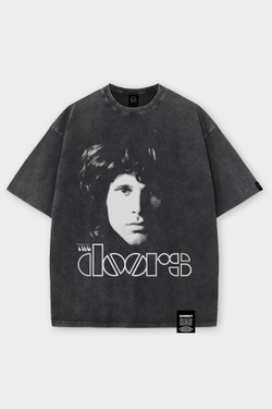 Футболка SHMOT "THE DOORS" GARMENT DYE Черный