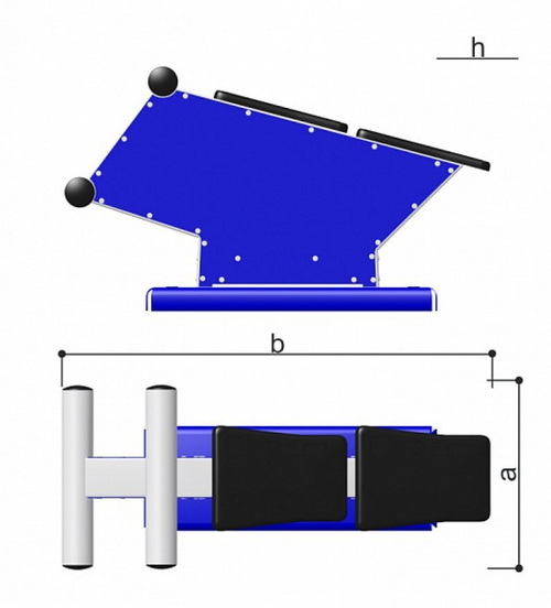 Скамья для пресса Romana 207.02.05