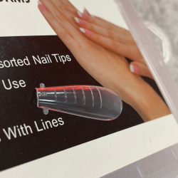 Верхние формы для наращивания PROFESSIONAL NAIL FORMS (балерина, для полигеля)