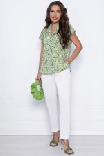 Блуза Мелита (зеленая) Б10801 LT Collection