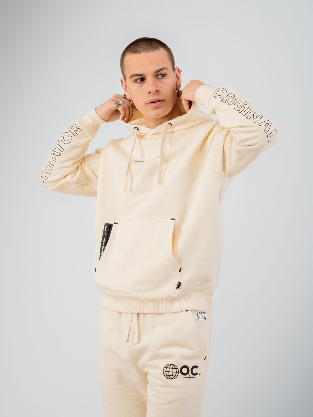 Худи мужское ORIGINAL CREATOR METAVERSE HOODIE, Молочный