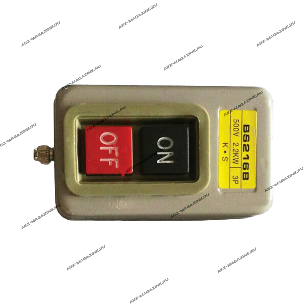Выключатель до 500В, 2,2 кВт, до 3х фаз