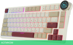 Клавиатура Royal Kludge RK N80 Red switch/Rosy Clouds