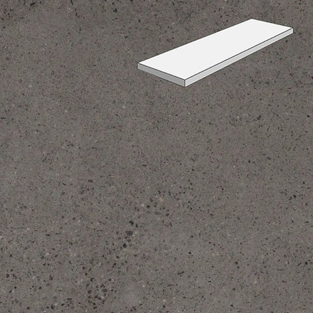 Угловая ступень лофт Lifebrick Concrete Dark 295x330x40x20