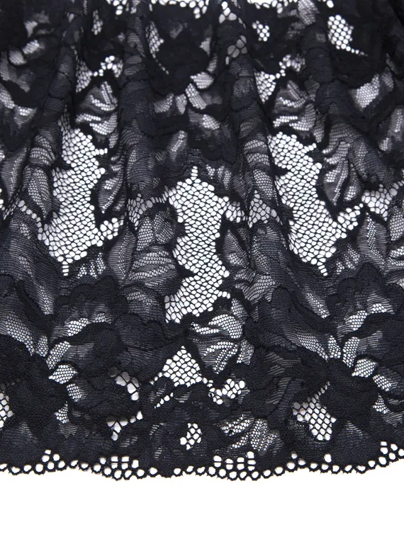 03-274 Кружево эластичное 23 см, черный