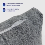 Бескаркасное кресло-кровать (трансформер) BuyDream (серый)