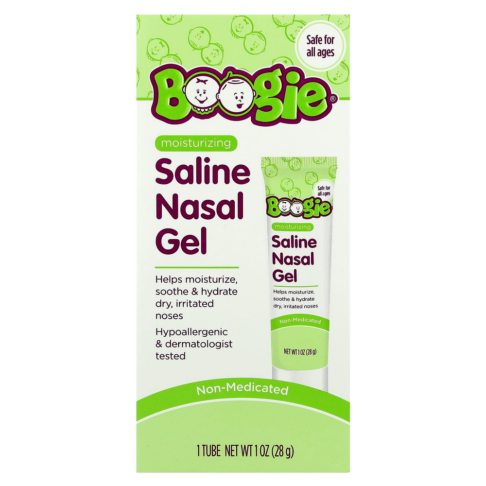 Boogie Wipes, Солевой назальный гель, 28 г (1 унция)