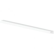 Ручка-профиль накладная L.446мм, отделка белый бархат (матовый)