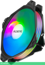 Кулер для корпуса Alseye M120-PB-A