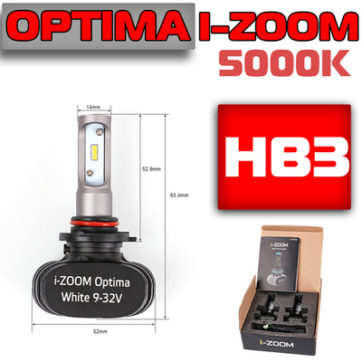 Светодиодная лампа Optima LED i-ZOOM HB3 (9005) (2шт)