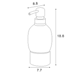 Дозатор жидкого мыла Azario ELVIA керамический настольный, бронза (AZ-128-A)