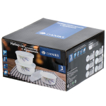 Салатник стеклокерам, кругл, 3 шт, 19,16,14 см, с крыш, Эдем, Daniks, W-3X1059/245501