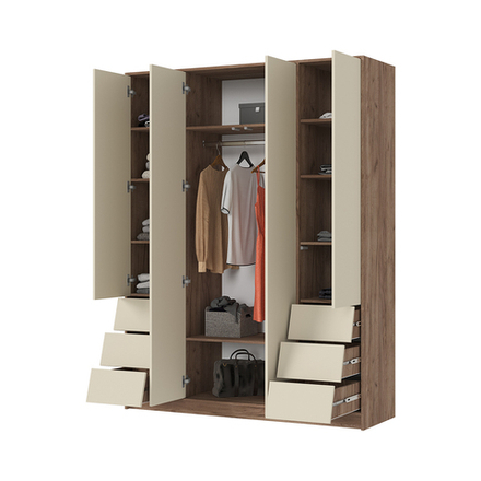 Шкаф 4-х створчатый РЕЙН ШК 03