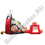 Коммерческий надувной батут "Пицца"