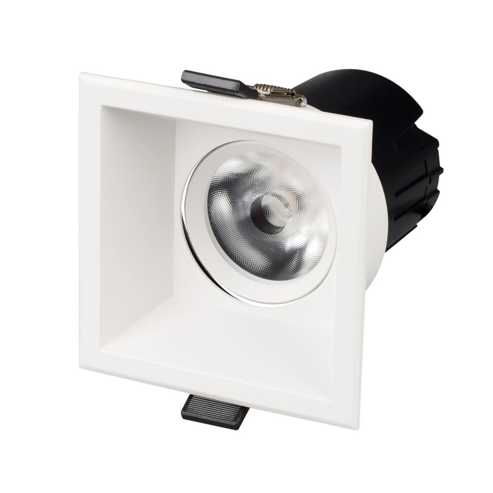 Светильник MS-FLOW-BUILT-S85x85-12W Warm3000 (WH, 15 deg, 230V) (Arlight, IP20 Металл, 5 лет) 053777