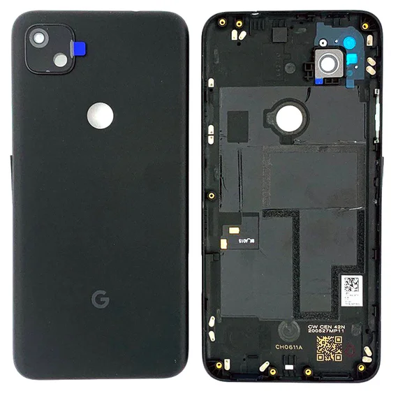 Задняя крышка для Google Pixel 4A черная (Just Black)