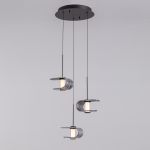 Подвесной светильник MD24020901-3A black/smoky