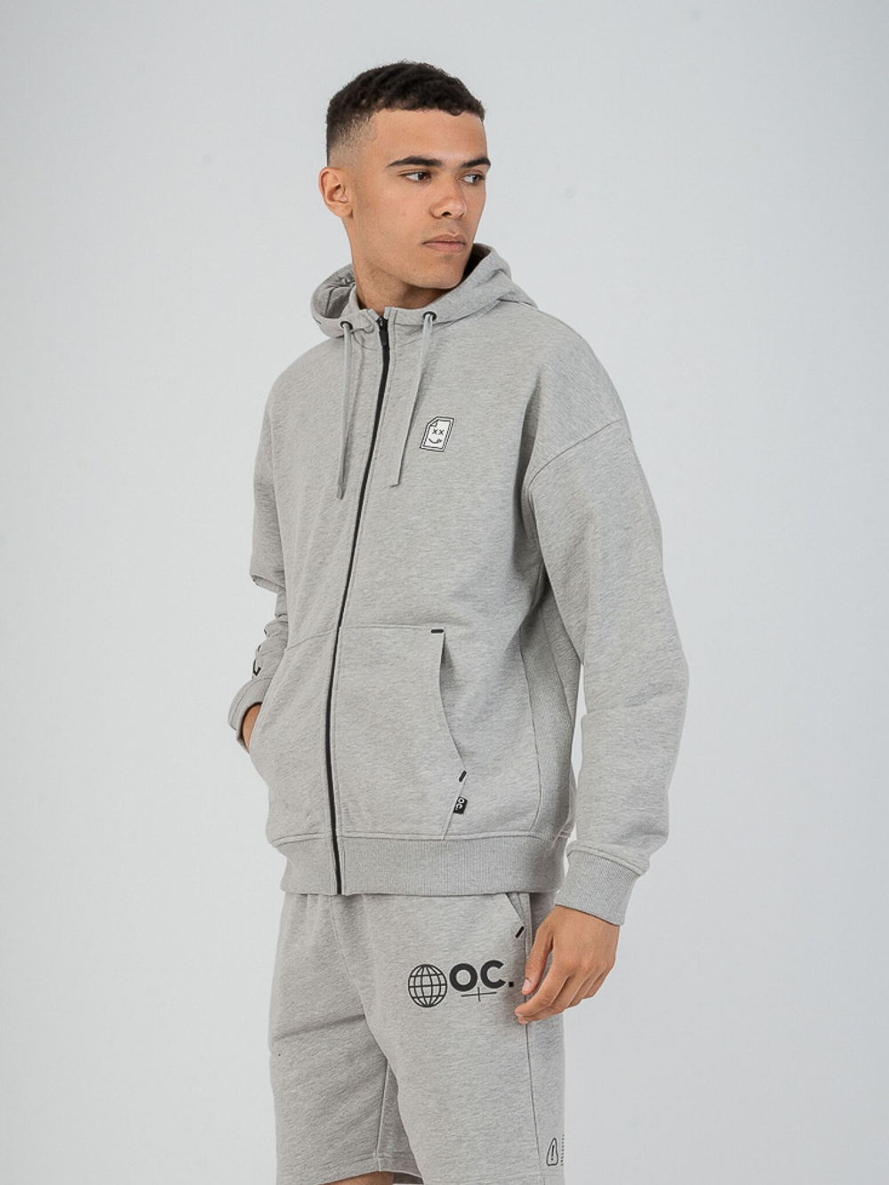 Толстовка мужская ORIGINAL CREATOR ERROR_404 ZIP HOODIE, Серый