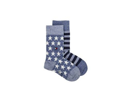 носки 2 пары Tommy Hilfiger - голубой(100000816)