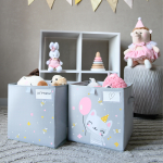 Большой набор коробок для игрушек. Котик