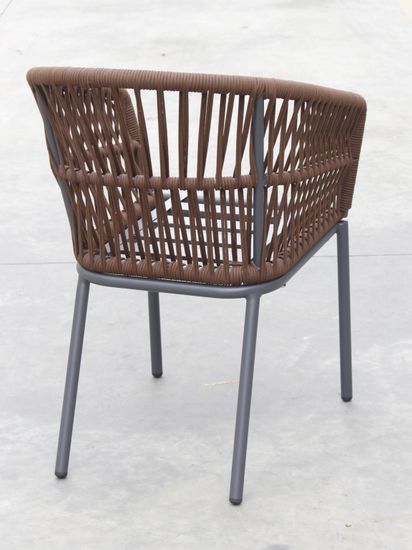 Кресло Favorita плетеное уличное с подушками