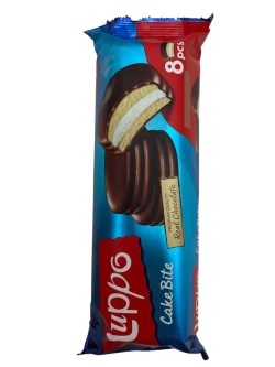 Бисквитный кекс с маршмеллоу и молочным шоколадом