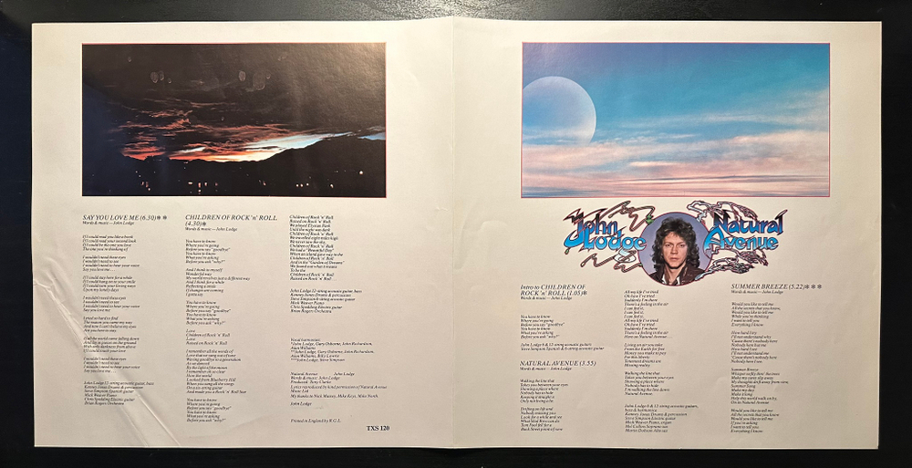 John Lodge - Natural Avenue (Англия 1977г.)