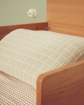 Комплект из 2 чехлов для подушек Tivaro из хлопкового жаккарда в светло-зеленую клетку 30 х 50