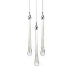 Подвесной светильник Teardrop 3 chrome