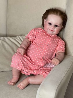 Кукла Реборн мягконабивная 60см в пакете (FA-604)