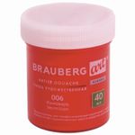 Гуашь художественная 1 шт., BRAUBERG ART CLASSIC, баночка 40 мл, КИНОВАРЬ, 191569