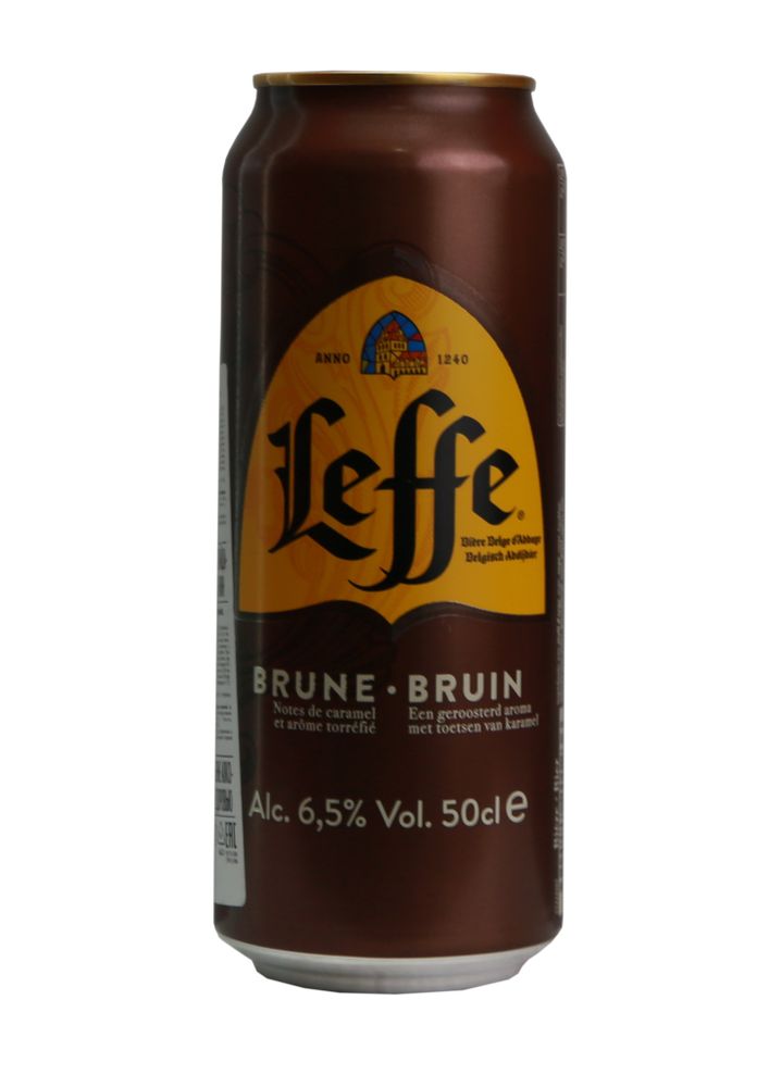 Пиво &quot;Leffe Brune&quot; темное пастеризованное 0.5 л.ж/б