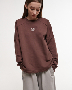 Raglan Sweatshirt LOGO French Roast