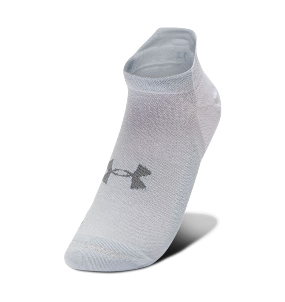Теннисные носки Under Armour ArmourDry Run No Show 1P - White