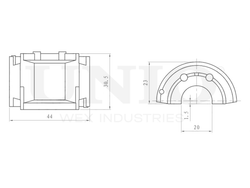 Втулка переднего стабилизатора UNIO RMP-10015