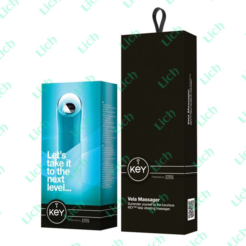 Соблазнительный голубой вибратор Vela