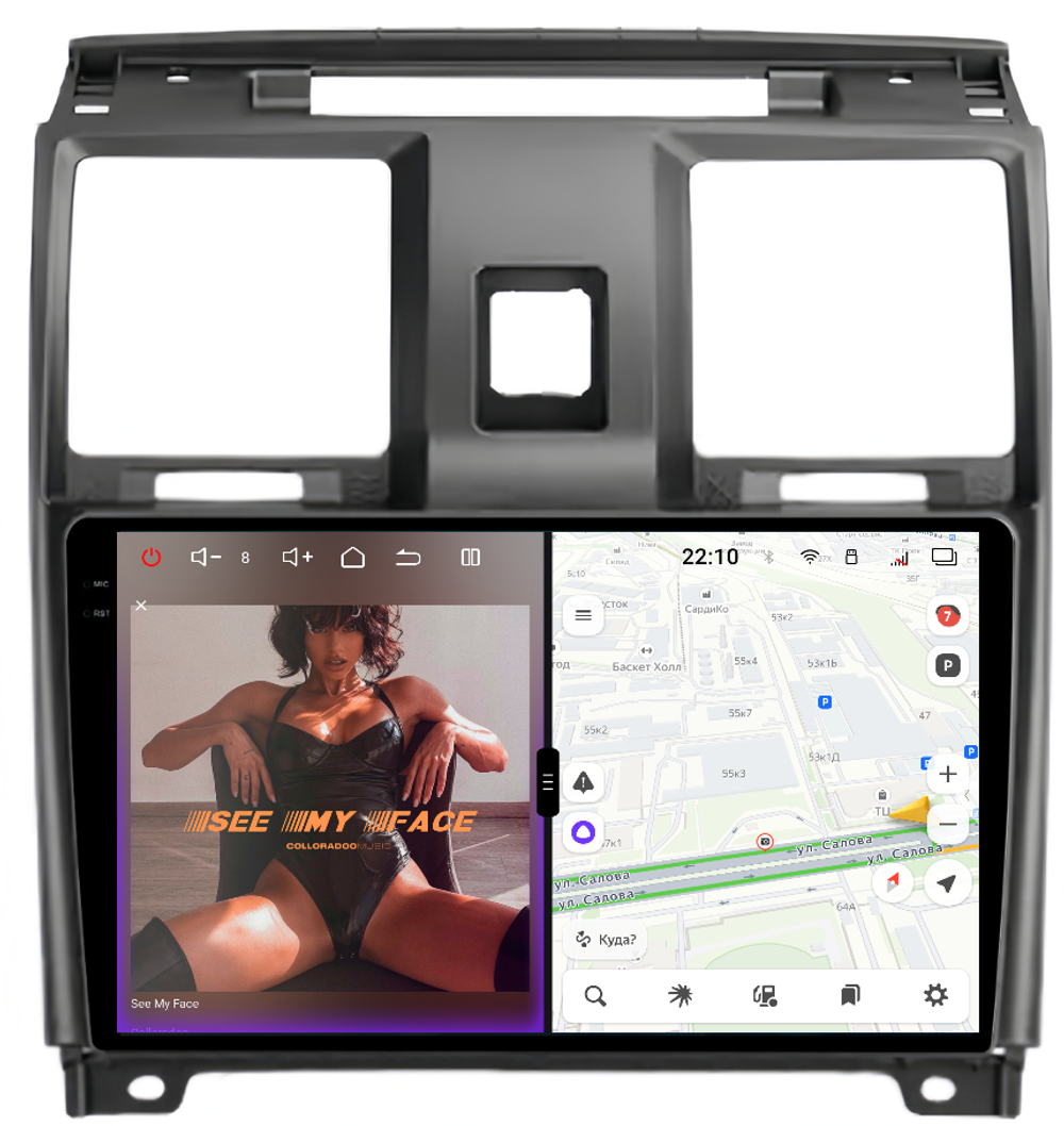 Магнитола для УАЗ Патриот, Пикап 2012-2016 - Redpower 85154 PRO/PROmax ТОП звук, 2K QLED, Android 14, CarPlay, 4G SIM-слот