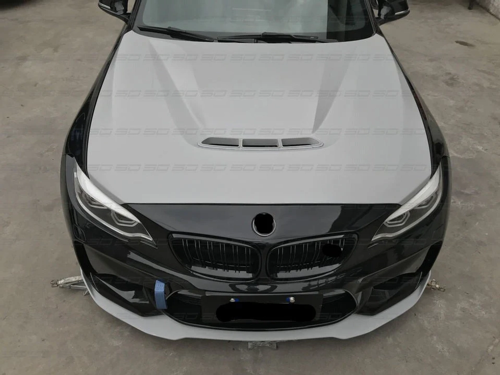 Карбоновый капот для BMW M2 F87 CS 2015-2017 БМВ тюнинг