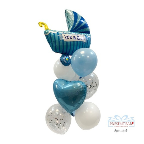 Воздушный сет на выписку мальчика