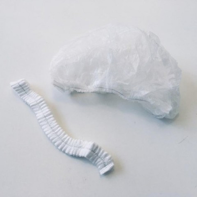 Шапочка  "Шарлотта" белая 100 шт