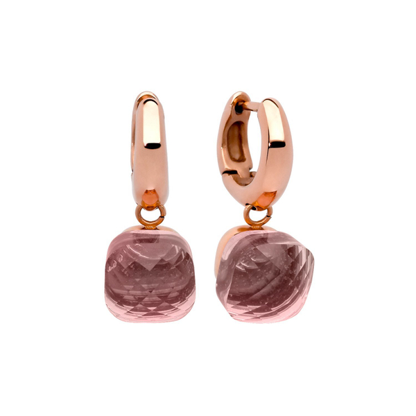 Серьги Qudo Firenze light aubergine 300116 V/RG