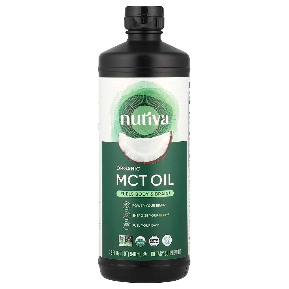 Nutiva, органическое масло MCT, 946 мл (32 жидк. унции)